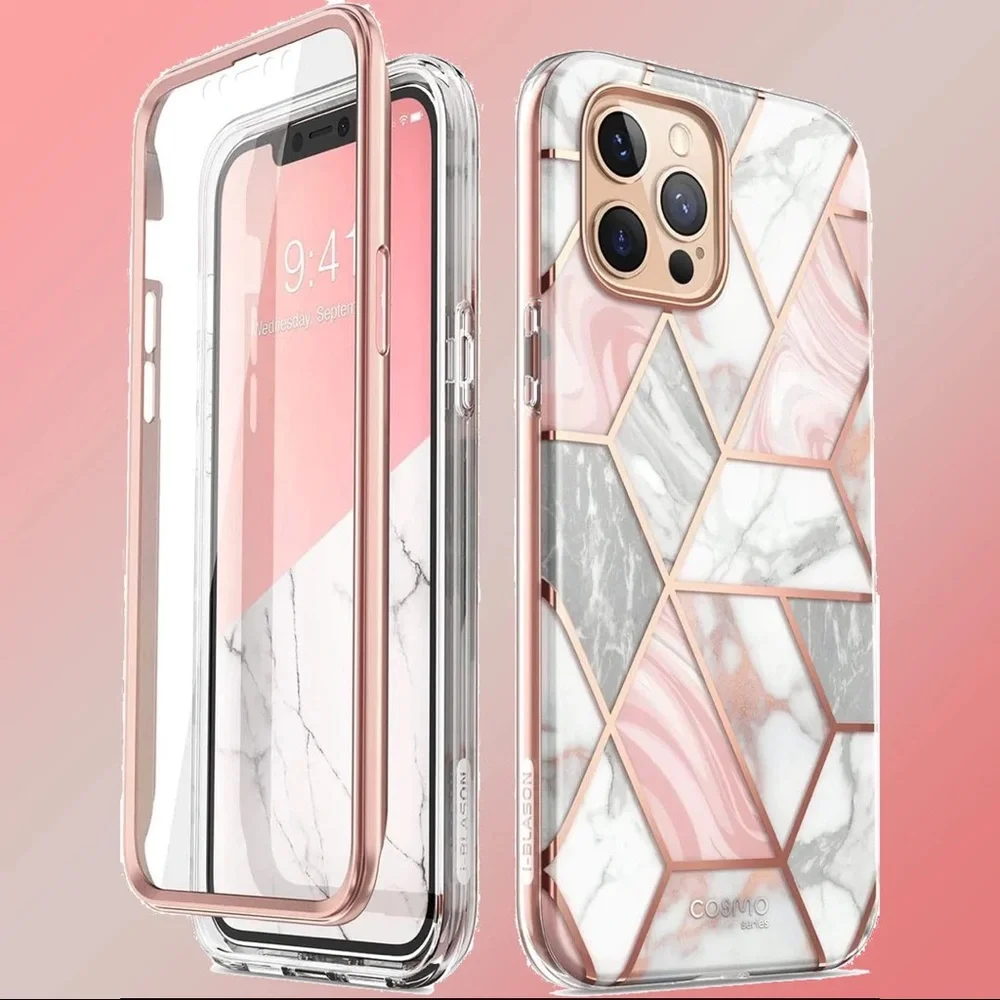 Marble FRONT & BACK case for Iphone 13! - Picture 10 of 14